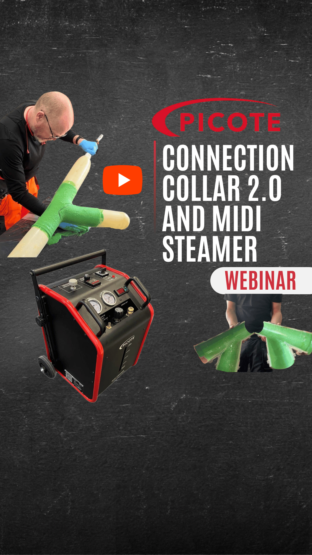 Connection Collar 2.0 and midi steamer webinar 