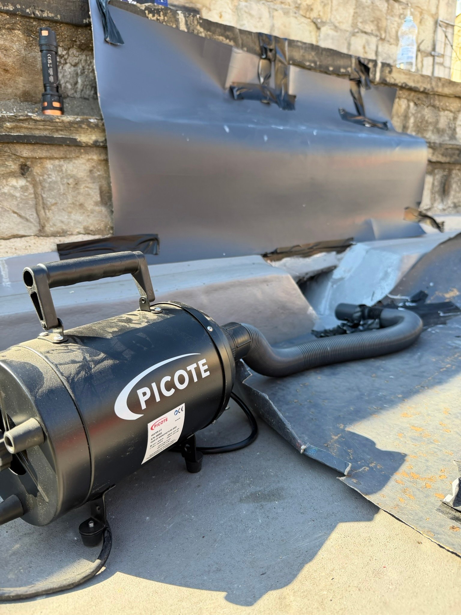 Picote Heater on Jobsite in London, UK