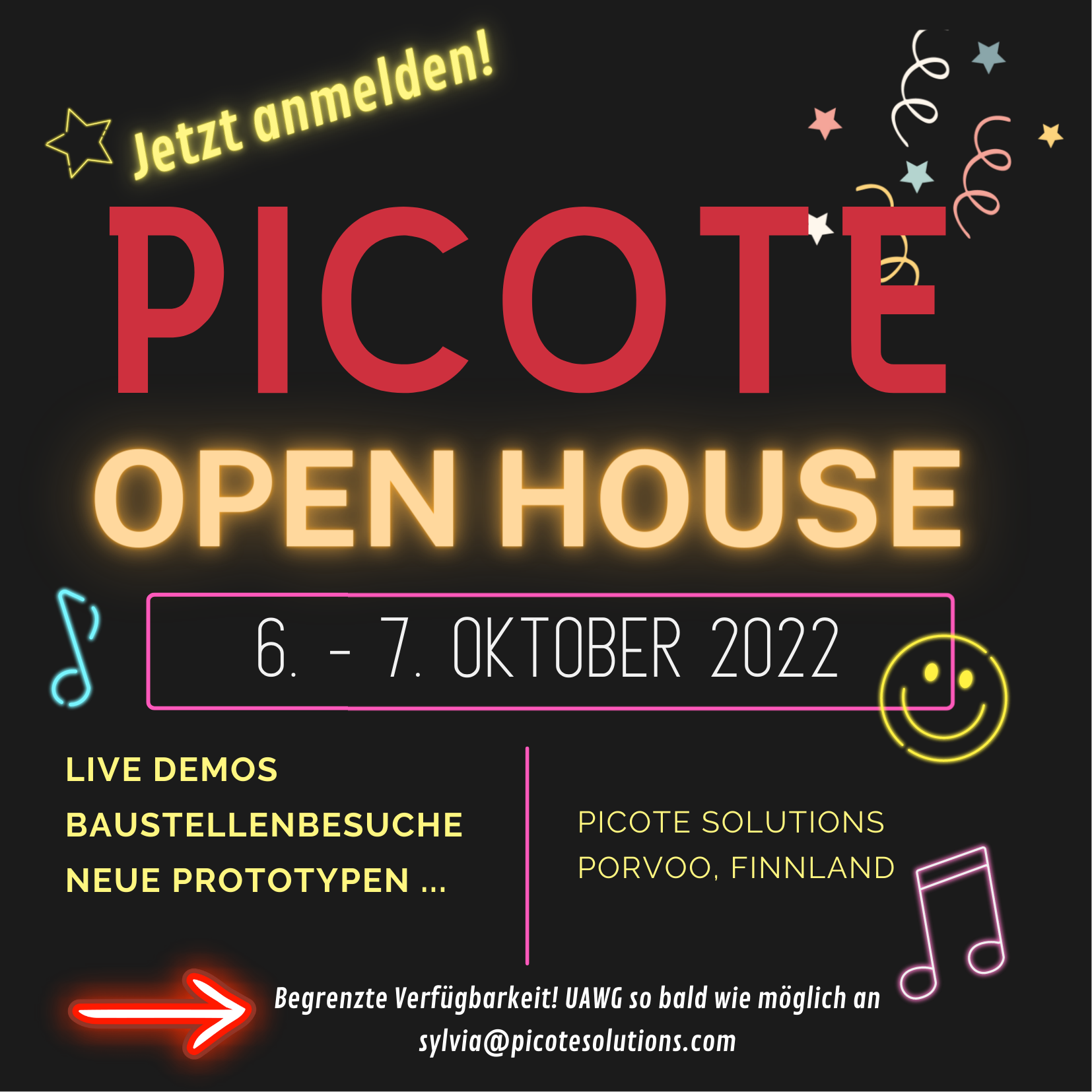 Picote Open House 2022_Social Media DE