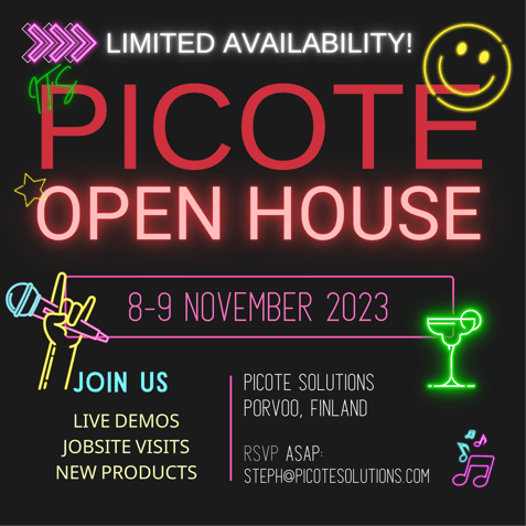 Picote Open House 2023 invite