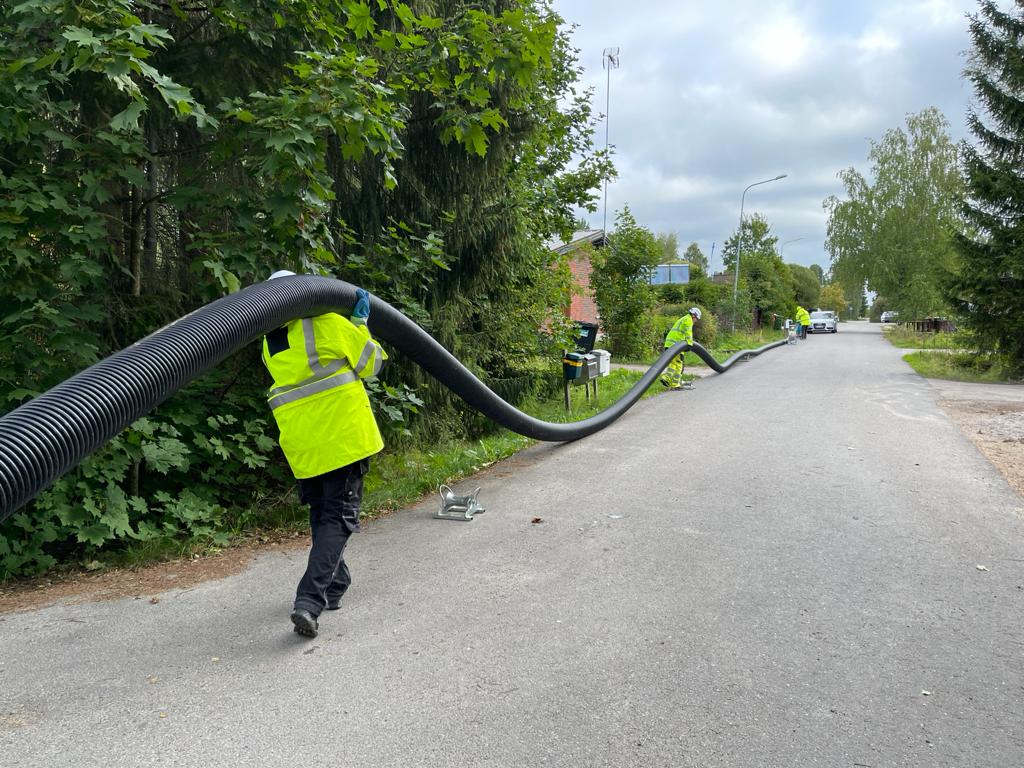 Flexi-Sliplining on site