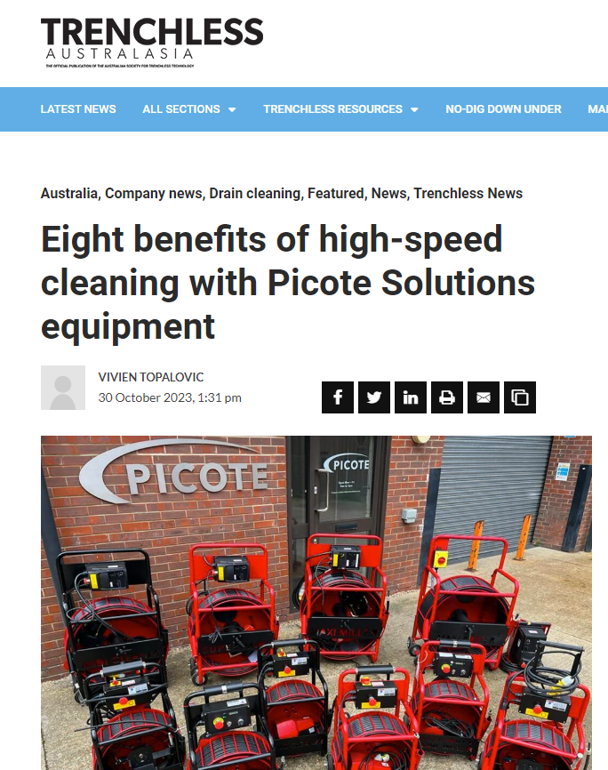 Picote Millers in Australaisia high speed cleaning