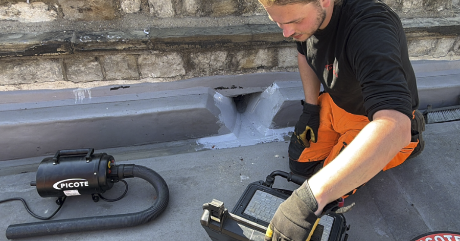 heater on roof for product page