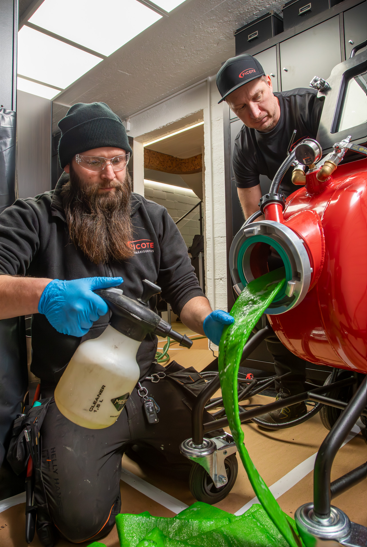 Picote Lining drum onsite in Finland
