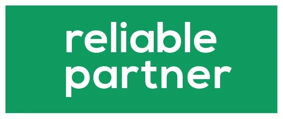 luotettava kumppani_reliable_partner_logo_green